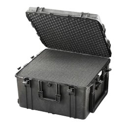Hard case MAX615STR cu interior din bureti si troller