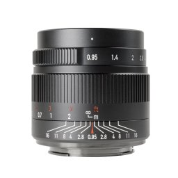 Obiectiv manual 7Artisans, 35mm, F0.95, pentru Canon EOS-M mount, Negru