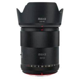 Obiectiv Autofocus Meike Prime, 33mm, F1.4, APS-C STM Large Aperture Lens, Sony E, Negru