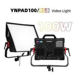 Kit Panou LED RGB, 100W, Softbox Yongnuo, YNPAD100RGBKIT, 2000K-10000K, Negru