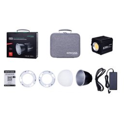 Lampa Video, 60W, LED COB Profesionala, Patona ML-600 Premium, 2700K-6500K, Negru