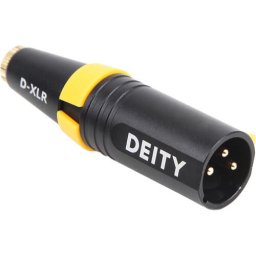 Adaptor microfon Deity D-XLR de la jack 3.5mm la XLR, Negru-Galben