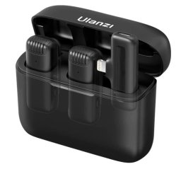 Sistem wireless Ulanzi J12 cu 2xMicrofon lavaliera Transmitator si Receiver pentru Lightning-2885