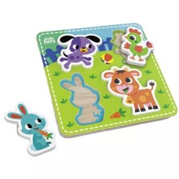 Puzzle cu forme - animale de fermă