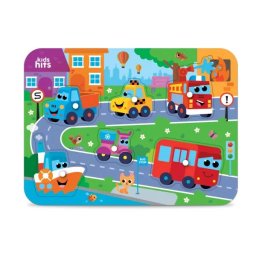 Kids Hits: Vehiculele din oraș - Puzzle din lemn
