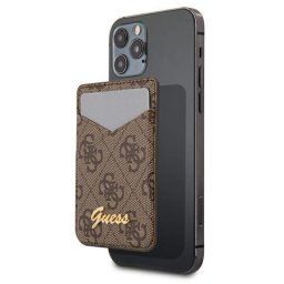 Suport card Guess Card Magnetic 4G Triangle Logo, Universal – Maro