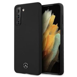 Husa Mercedes MEHCS21SSILBK S21 G991 Negru/black hardcase Silicone Line