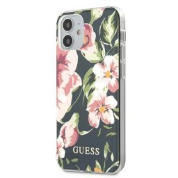 Husa Guess GUHCP12SIMLFL03 iPhone 12 mini 5.4" navy/navy N°3 Flower Collection