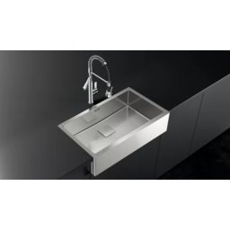 Chiuveta bucatarie Teka front inox masiv, 795x468mm, adancime cuva 20cm, SilentSmart -80 M-XP 1B