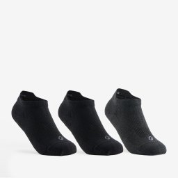 SET DE 3 PERECHI X ȘOSETE SPORT SCURTE RS 160 NEGRU NEGRU GRI COPII