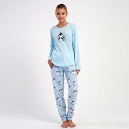 Pijama Damă din Bumbac 100% Vienetta, Model 'Be a Dreamer' Confort și Calitate Premium