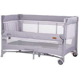 Patut pliabil Chipolino Glory cu laterala culisanta Cloud