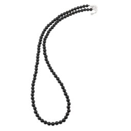 Colier Turmalina neagra sfere 4mm si argint 925