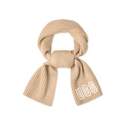 UGG Eșarfă Chunky Crafted Rib Scarf 102787 0091 white pepper