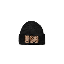 UGG Fes Chunky Crafted Rib Beanie 102345 0071 black