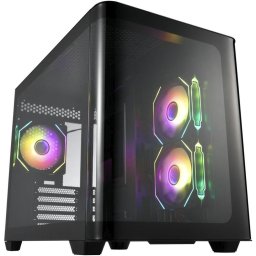 Carcasa Mid Tower FSP S380-BA Negru