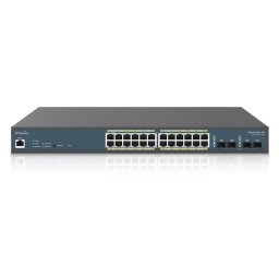 Switch EWS7928FP‑FIT – Switch Gigabit PoE+ 24 porturi cu 410 W, 4× SFP și management Layer 2+