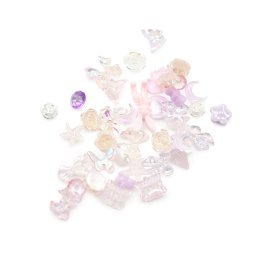 Figurine 3D volumetrice pentru manichiură, set de 50 bucăți D15