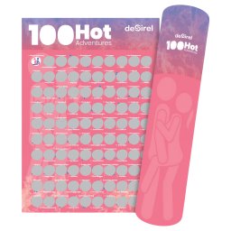 Desirel - poster răzuibil cu 100 poziții sexuale - joc de cuplu