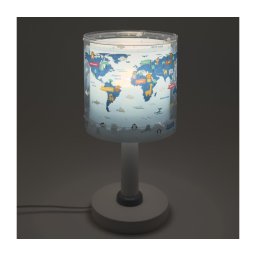 Dalber 40671 - Lampă de veghe LED pentru copii WORLD, 1xG4/4W/230V, albastră