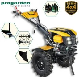 ProGARDEN Pachet Campo 1873 Alpine V2 Motocultor 18CP + Plug simplu + Plug bilonat/rarita + 4L Ulei