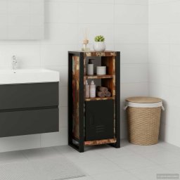 Dulap de Baie cu raft Maro 40 x 30 x 90 cm Lemn masiv recuperat GartenMobel Dekor