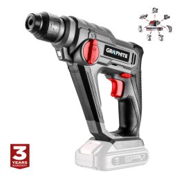 Rotopercutor, SDS Plus, 18V Li-ion (acumulator neinclus), 0.8 J, Graphite Energy