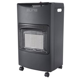 Soba pe gaz ELITE LGH-1400BL, 4,2 kW, 35 m², 3 kPa, Infrarosu, Aprindere piezoelectrică, Senzor ODS, Protectie la caderea/inclinarea/stingerea flacarii, Negru
