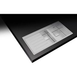 Chiuveta din inox Teka, 1000 x 520 mm, PureLine, Picurator stanga, inox -ZENIT RS15 1 1/2B 1D L