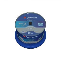 BD-R VERBATIM 25GB, VITEZA 6X, WHITE BLUE SURFACE, SPINDLE, 50 BUC, 43838