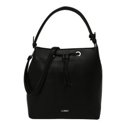 L.CREDI Geantă tip sac 'Ebony' negru