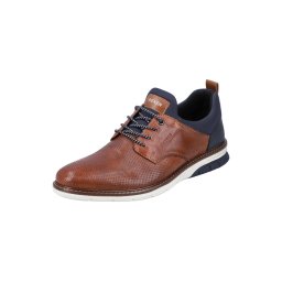 Rieker Pantofi cu șireturi sport bleumarin / maro