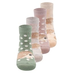 EWERS Șosete culoarea pielii / bej deschis / verde pastel / roz pal