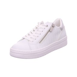 MARCO TOZZI Sneaker low argintiu / alb