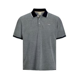 JACK & JONES Tricou 'JPRBLualves' albastru marin / alb