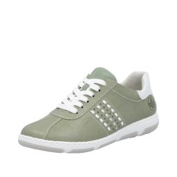 Rieker Sneaker low oliv / alb