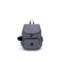 KIPLING Rucsac negru / alb