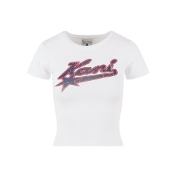 Karl Kani Tricou 'Varsity Star Tiny' bleumarin / roșu / alb