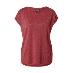 VERO MODA Tricou 'VMLAVA' maro ruginiu / argintiu