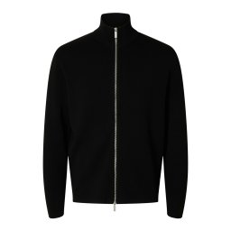 SELECTED Geacă tricotată 'SLHTeller' negru