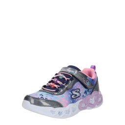 SKECHERS Sneaker 'Infinite Heart Lights' bleumarin / albastru regal / lila / roz