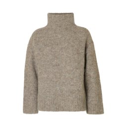 SELECTED Pulover 'SLFGabriella' gri taupe
