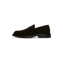 SELECTED Papuci de casă 'SLHCARTER' maro închis