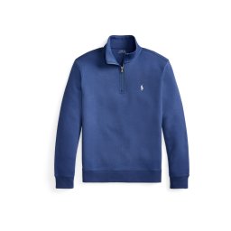 Polo Ralph Lauren Bluză de molton bleumarin / alb