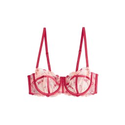 Lipsy Sutien culoarea pielii / roșu