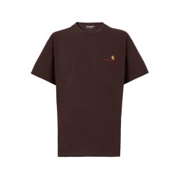 Carhartt WIP Tricou 'American Script' maro închis