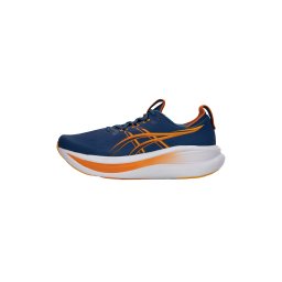 ASICS Sneaker de alergat 'Gel-Nimbus 28' albastru marin / portocaliu / negru