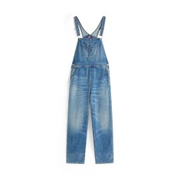 Tommy Jeans Salopetă 'JAIMIE DUNGAREE' albastru denim