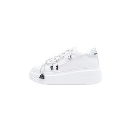 Karl Lagerfeld Sneaker low negru / argintiu / alb