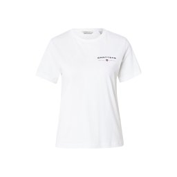 GANT Tricou albastru marin / alb
